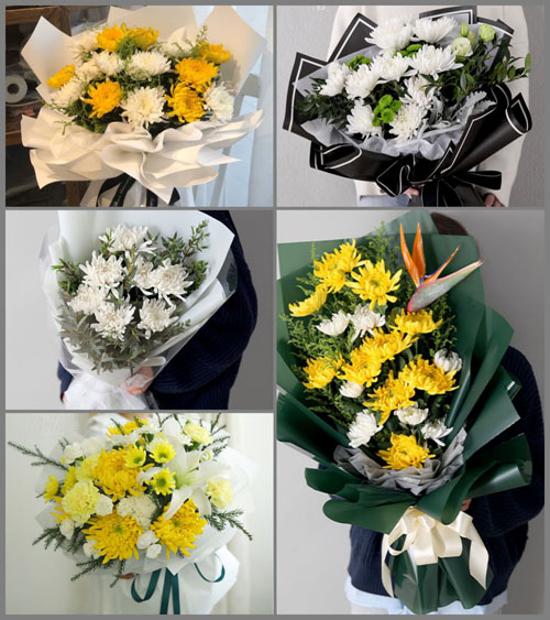 四川绵阳游仙区凤凰乡白事花束代送